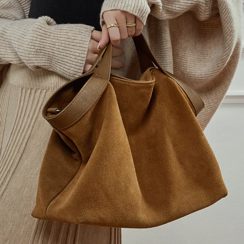 Genuine leather women Handbags Large Capacity female Shoulder Crossbody Bag Fashion Cowhide commuting big totes bolsas - Image 2